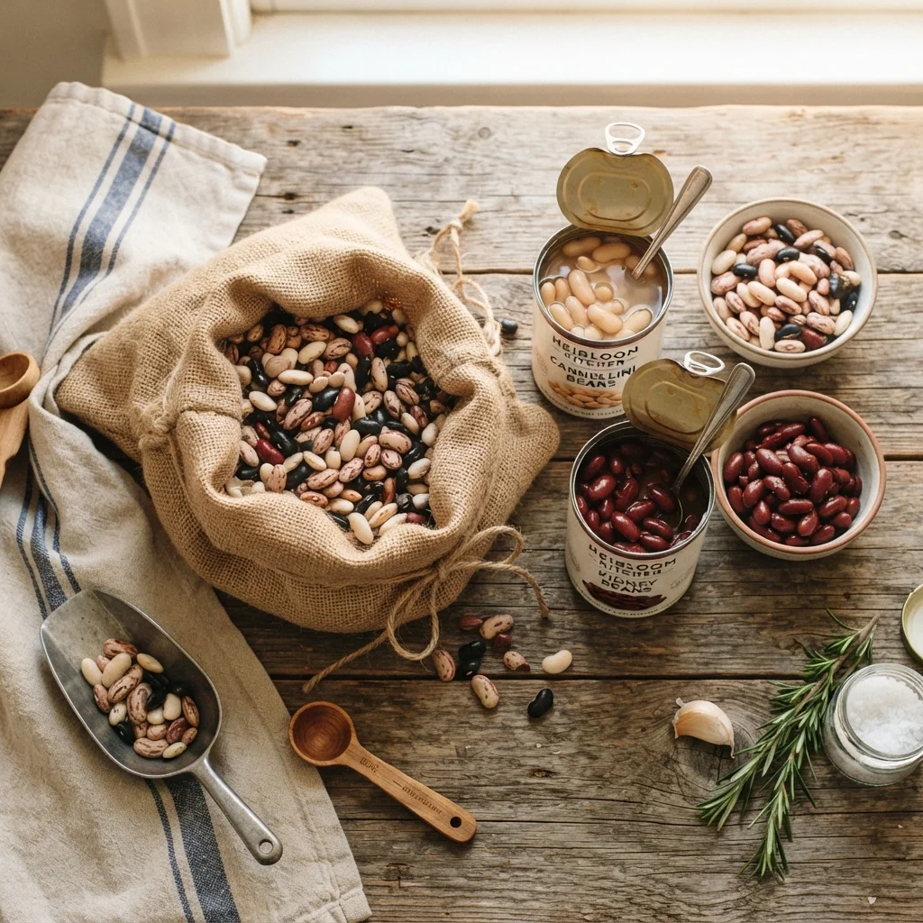 Dried Beans vs. Canned Beans: What Families Actually Save