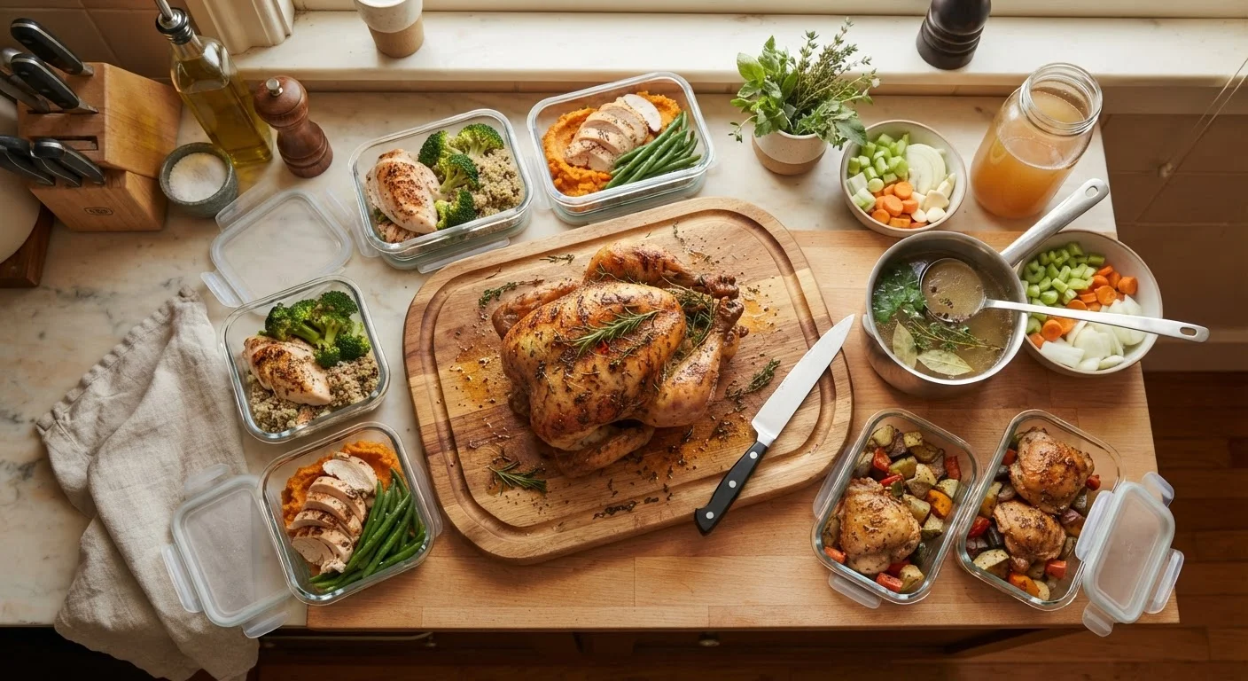 Building a Week of Family Dinners Around One Rotisserie Chicken