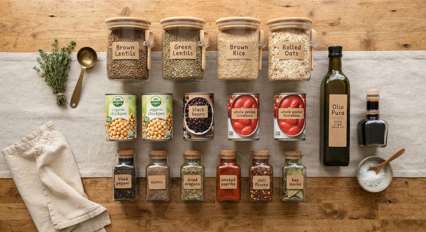 Pantry Staples That Anchor Affordable, Balanced Family Meals